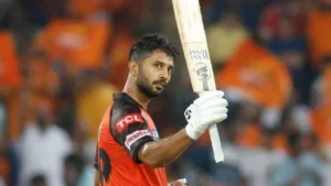 Rahul Tripathi expected as No. 3 Batsman of Sunrisers Hyderabad